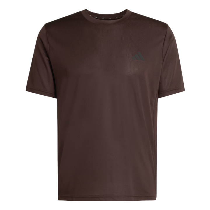 Adidas Adidas ESSENTIALS T Shirts Men's Aurora Coffee Crew Neck Moderate