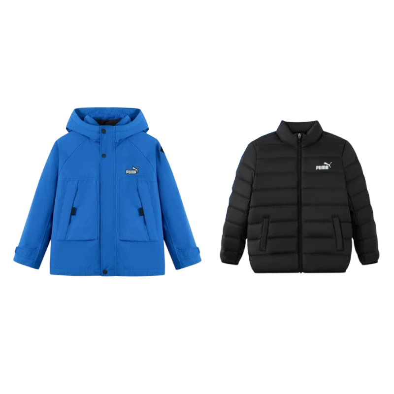 PUMA PUMA Unisex Jackets Hooded Non Detachable Thickened