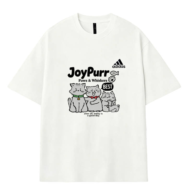 Adidas Adidas MUST HAVES T Shirts Men's White Crew Neck Moderate