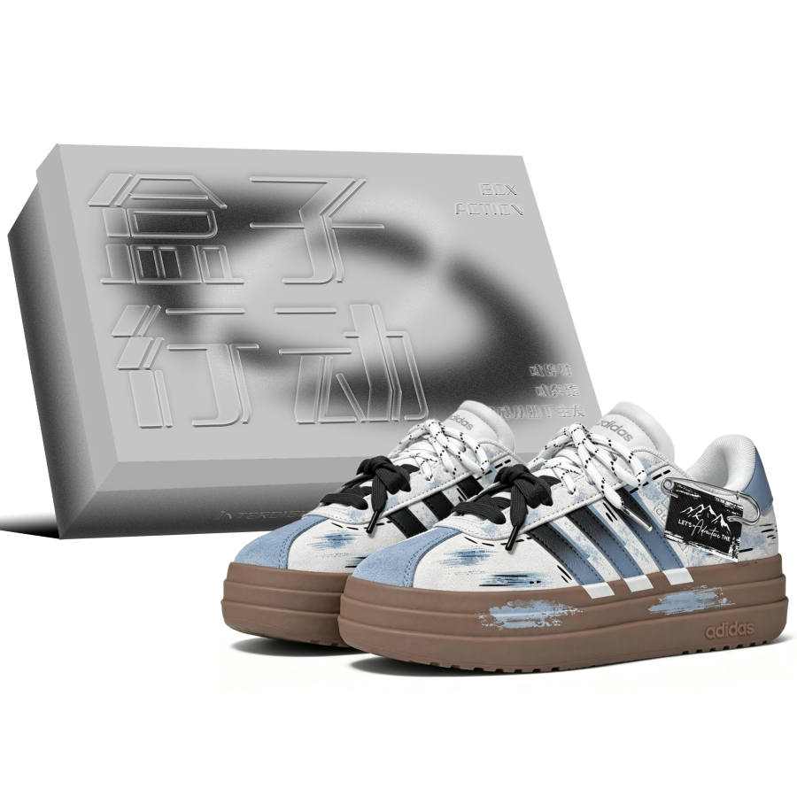 Adidas Adidas VL Court Bold German Army Trainers Women's Low Top Brown/White