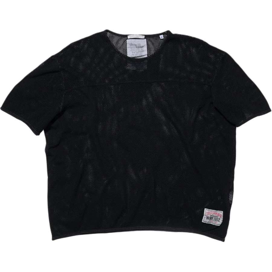 Stussy X OUR LEGACY OUR LEGACY T Shirts Unisex Black Crew Neck Straight Fit