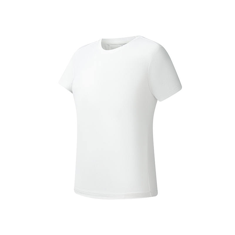 FILA URBAN EXPLORE T Shirts Women's White Crew Neck Moderate Straight Fit