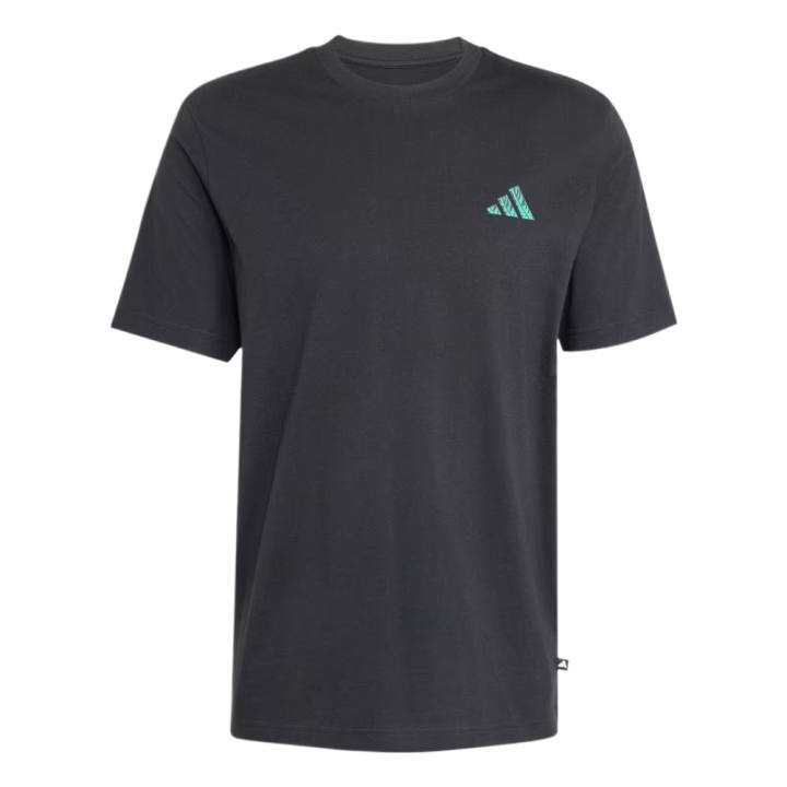 Adidas Adidas T Shirts Men's Black Crew Neck Moderate