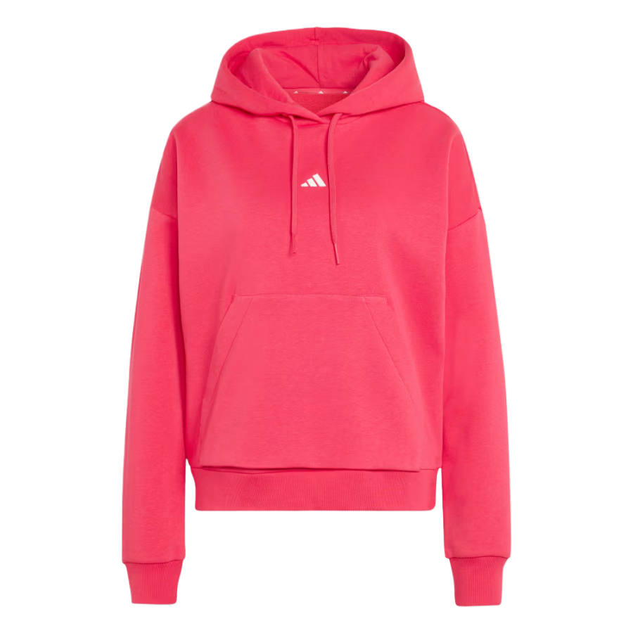 Adidas Adidas ESSENTIALS Sweatshirts Women's Vibrant Pink/White Hooded Non Detachable Moderate