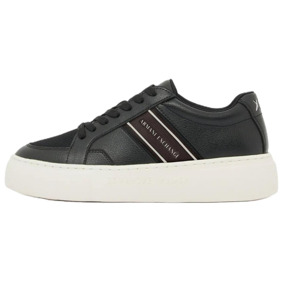 ARMANI EXCHANGE Skateboard Shoes Women's Low Top Black