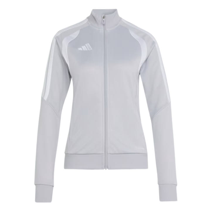 Adidas Adidas Soccer Jerseys Women's Light Gray/White Stand Collar Moderate