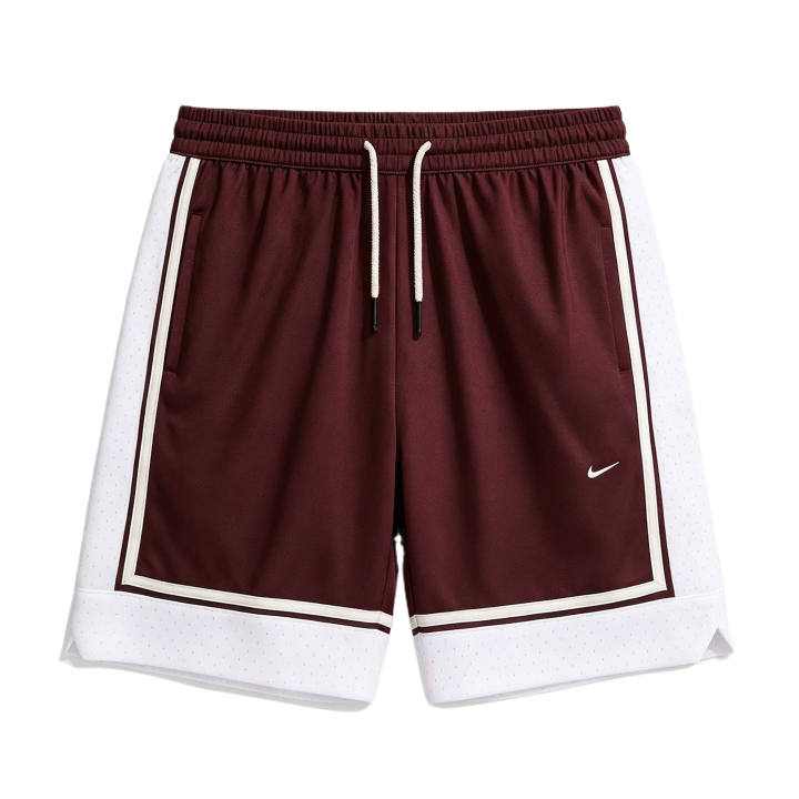 Nike Nike STANDARD ISSUE DRI FIT Basketball Shorts Men's Bright Burgundy Red/White/Light Ivory White Moderate