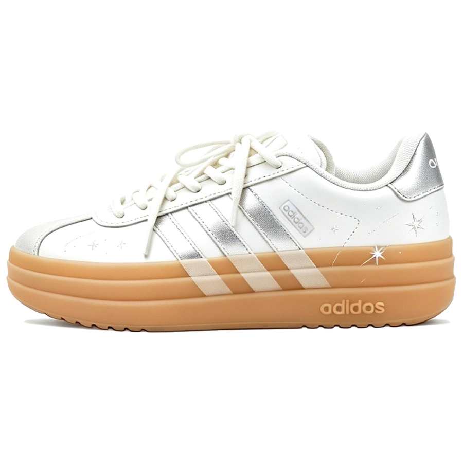 Adidas Adidas VL Court Bold Skateboard Shoes Women's Low Top Silver