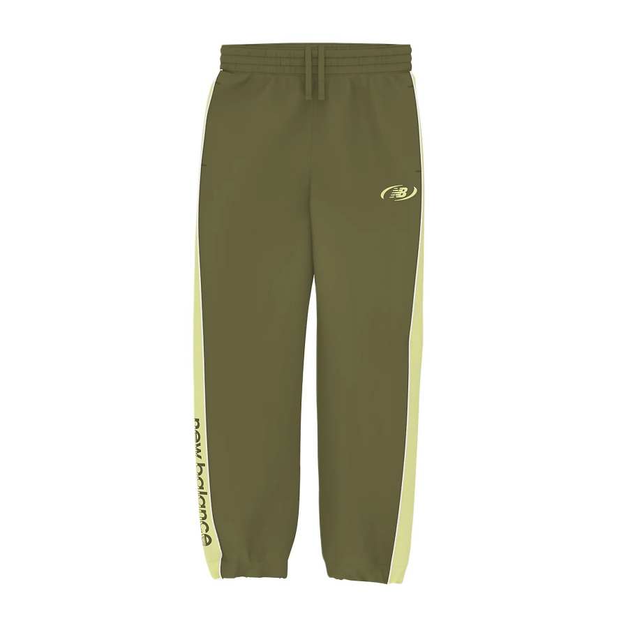 New Balance New Balance Casual Pants Men's Sports Green & Fennel Gray Moderate Other