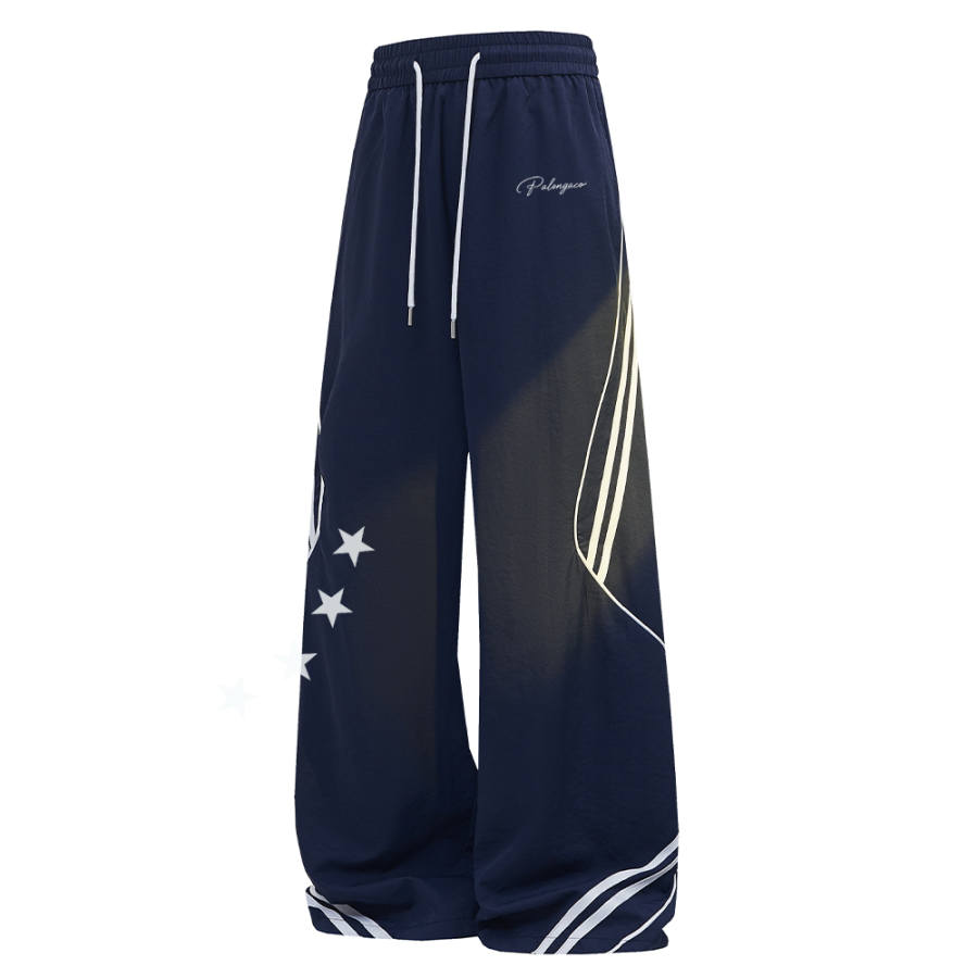 PAL ONGACO Casual Pants Unisex Moderate Wide Leg Pants