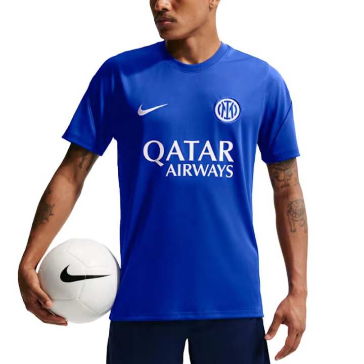 Nike Nike T Shirts Men's Dark Blue Crew Neck Moderate