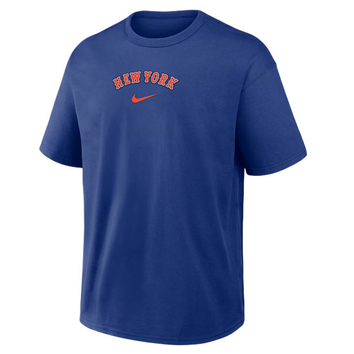 Nike Nike X MLB T Shirts Men's Sprint Blue Crew Neck Moderate