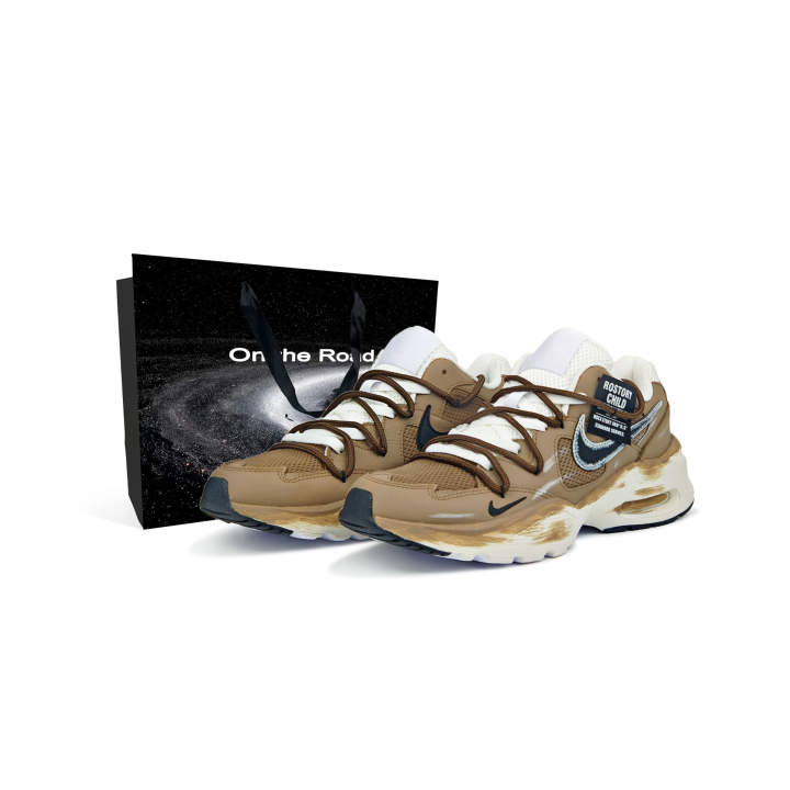 Nike Nike Air Max Fusion Running Shoes Unisex Low Top Brown, Beige