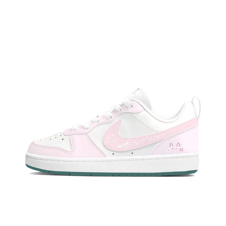 Nike Nike Court Borough Skateboard Shoes Women's Low Top Pink