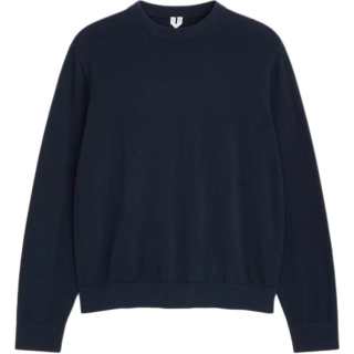 ARKET Sweatshirts Men's Dark Blue Crew Neck Thin