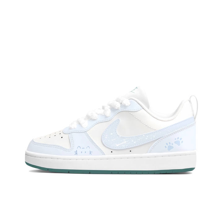Nike Nike Court Borough Skateboard Shoes Women's Low Top Blue