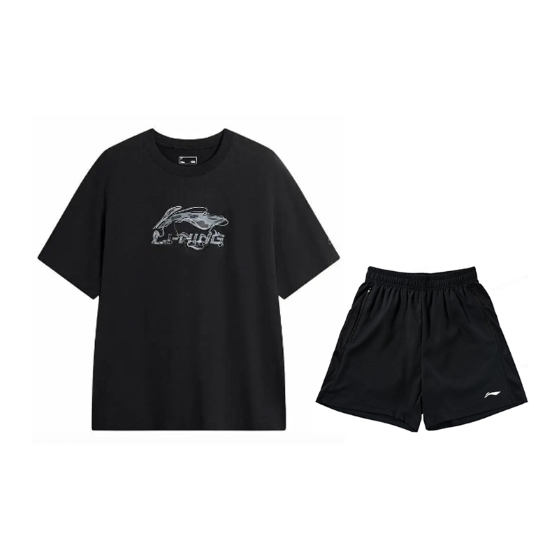 Li-Ning Li Ning Casual Sportswear Men's Crew Neck Moderate