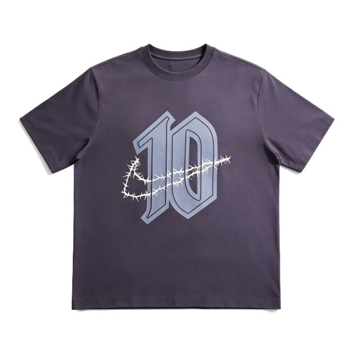 Nike Nike Sportswear T Shirts Men's Dark Raisin Crew Neck Moderate