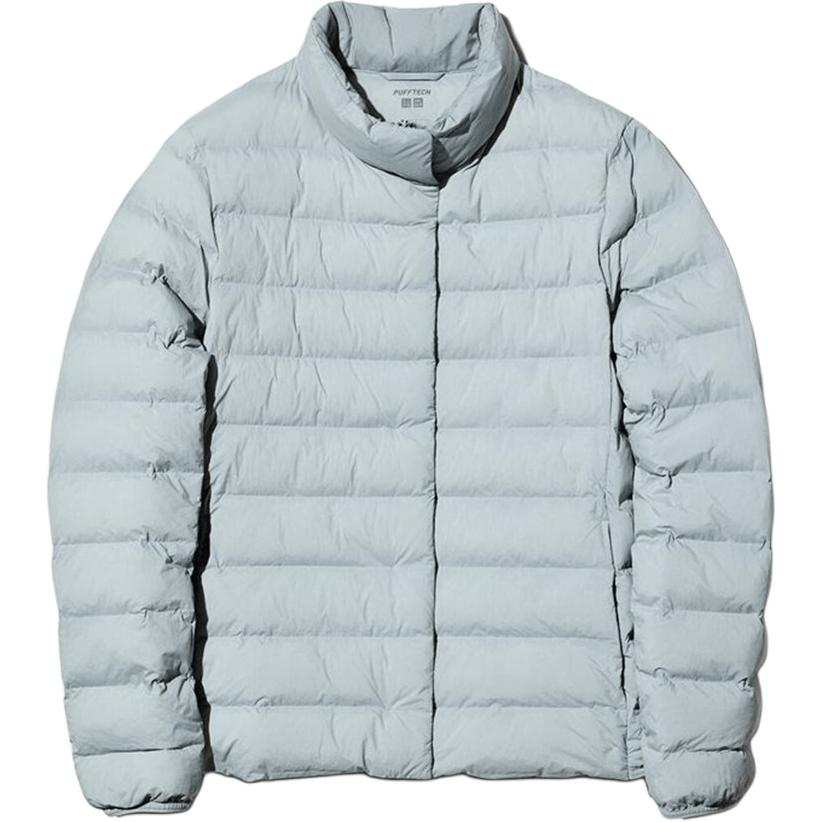 UNIQLO Puffer Jackets Women's 05 Sky Gray Moderate