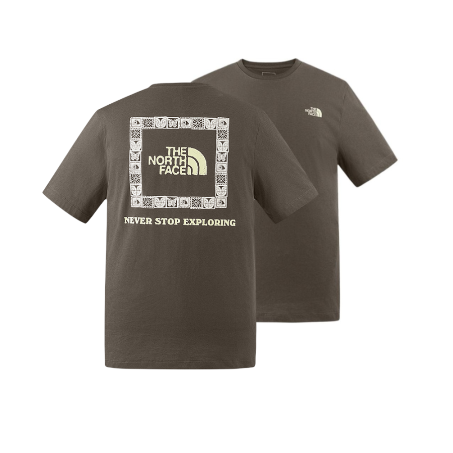 THE NORTH FACE Quick Dry T Shirts Unisex Ebony Green