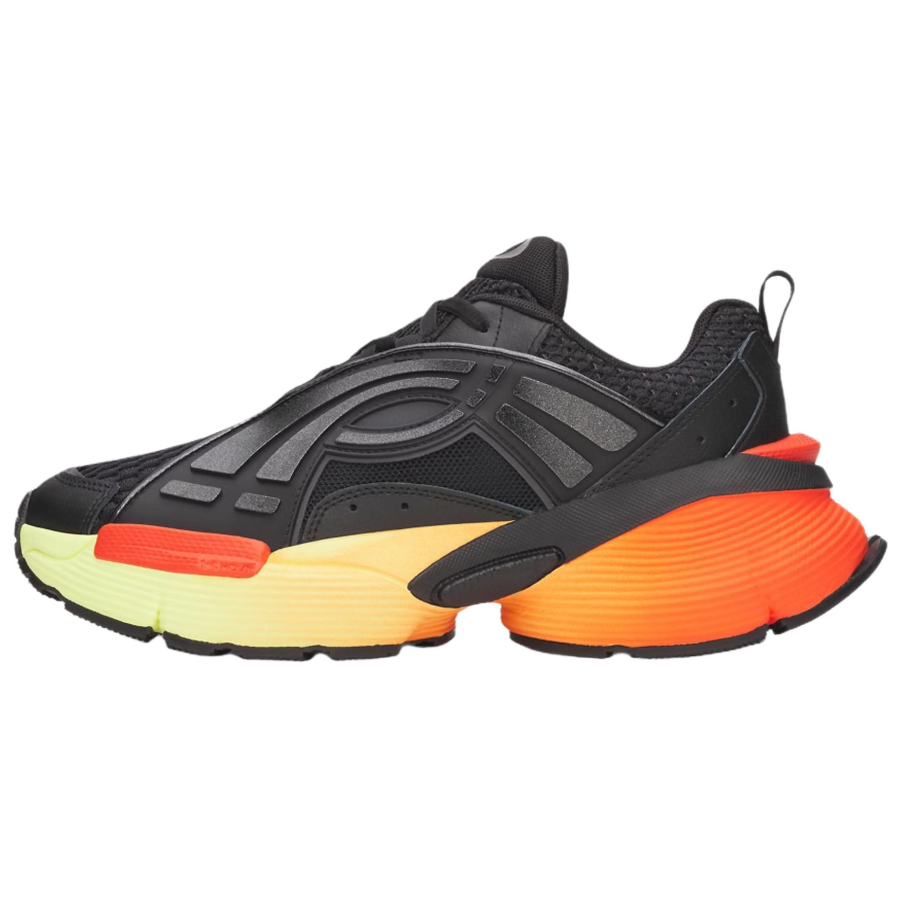 Under Armour Arc 96 Chunky Sneakers Unisex Low Top Black/Deep Orange/Metallic Black
