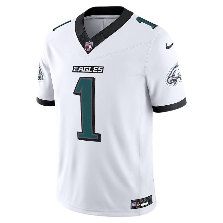 Nike Nike NFL Rugby Jerseys Men's White/Green V Neck Moderate
