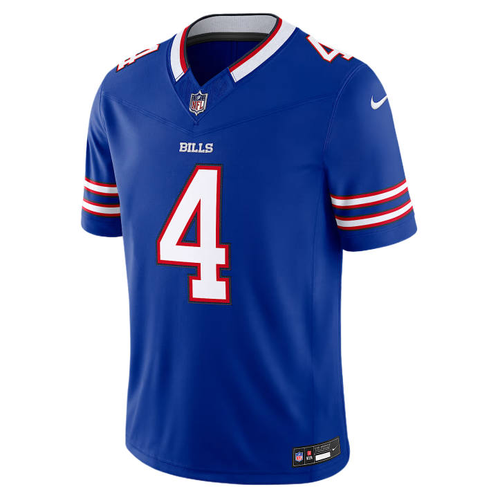 Nike Nike NFL Rugby Jerseys Men's Royal V Neck Moderate