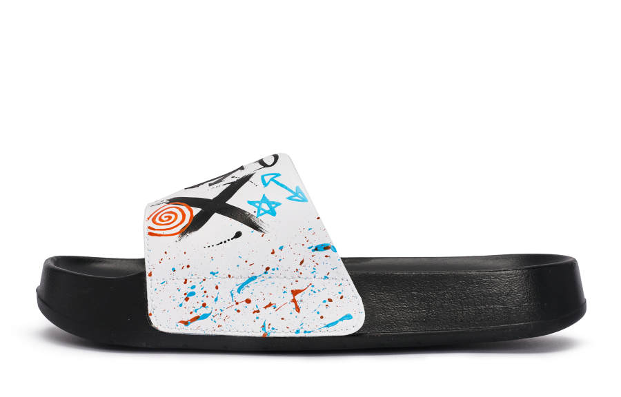 DESCENTE DESCENTE ICING NAS Slide Slippers Unisex White/Blue