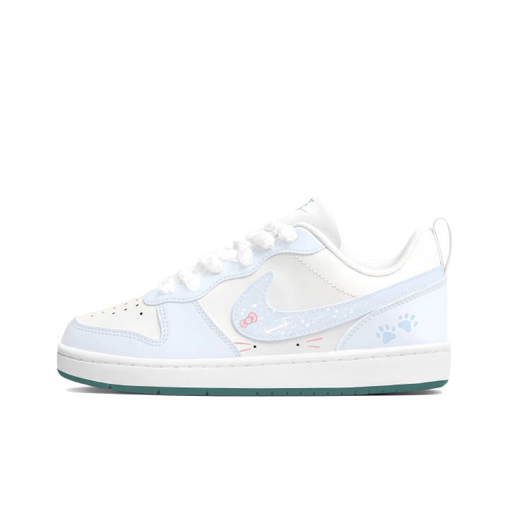 Nike Nike Court Borough Skateboard Shoes Women's Low Top Blue
