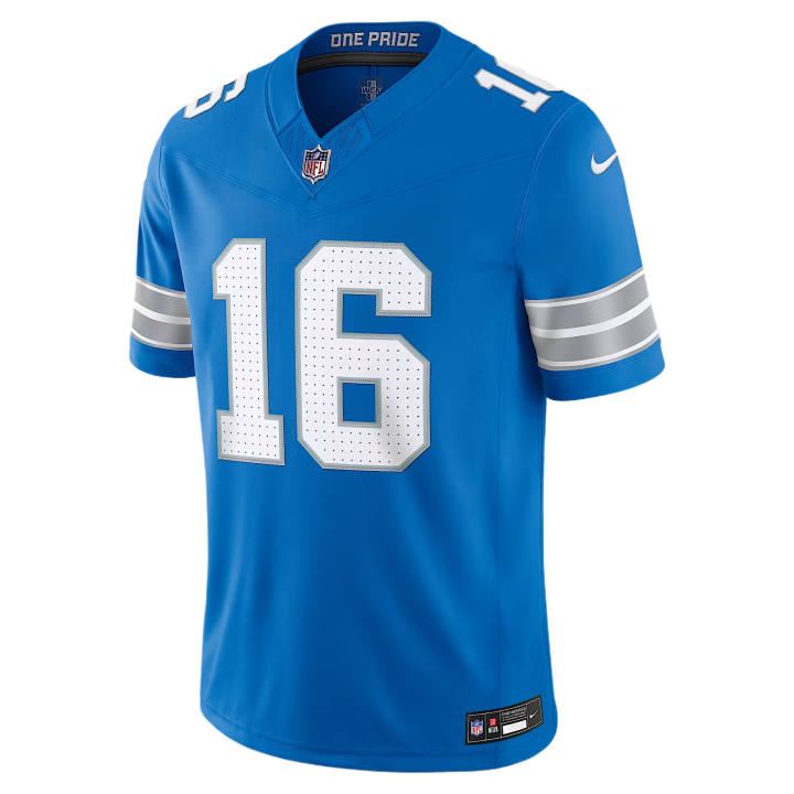 Nike Nike NFL Rugby Jerseys Men's Blue V Neck Moderate