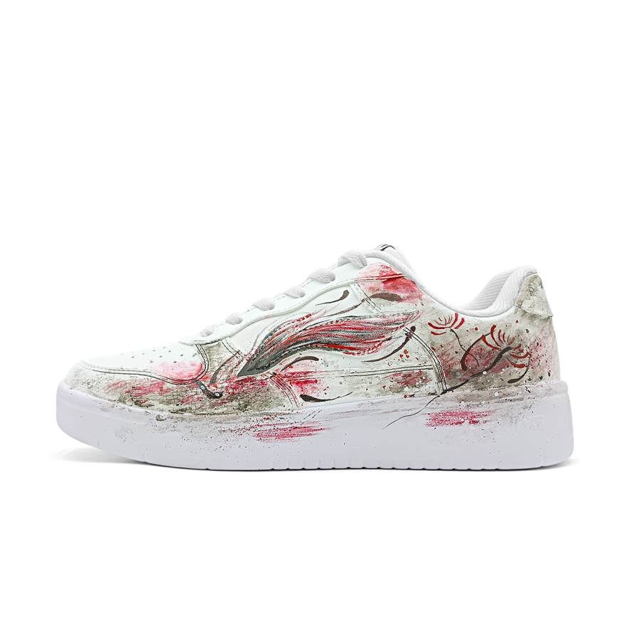 Li-Ning Li Ning Skateboard Shoes Unisex Low Top Red