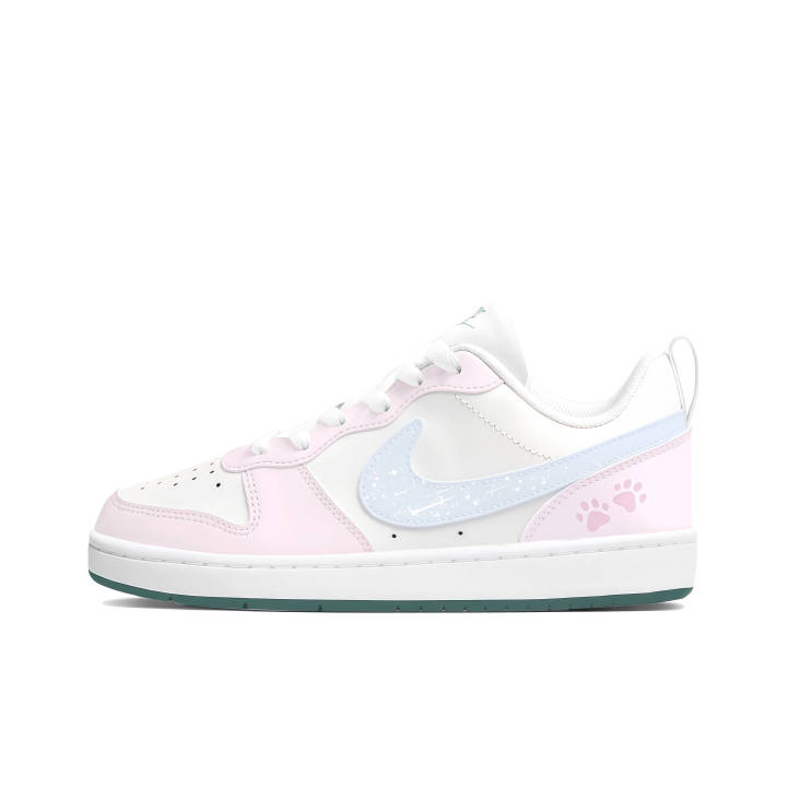 Nike Nike Court Borough Skateboard Shoes Women's Low Top Pink