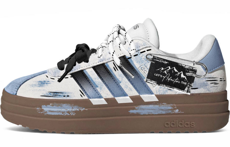 Adidas Adidas VL Court Bold German Army Trainers Women's Low Top Brown/White