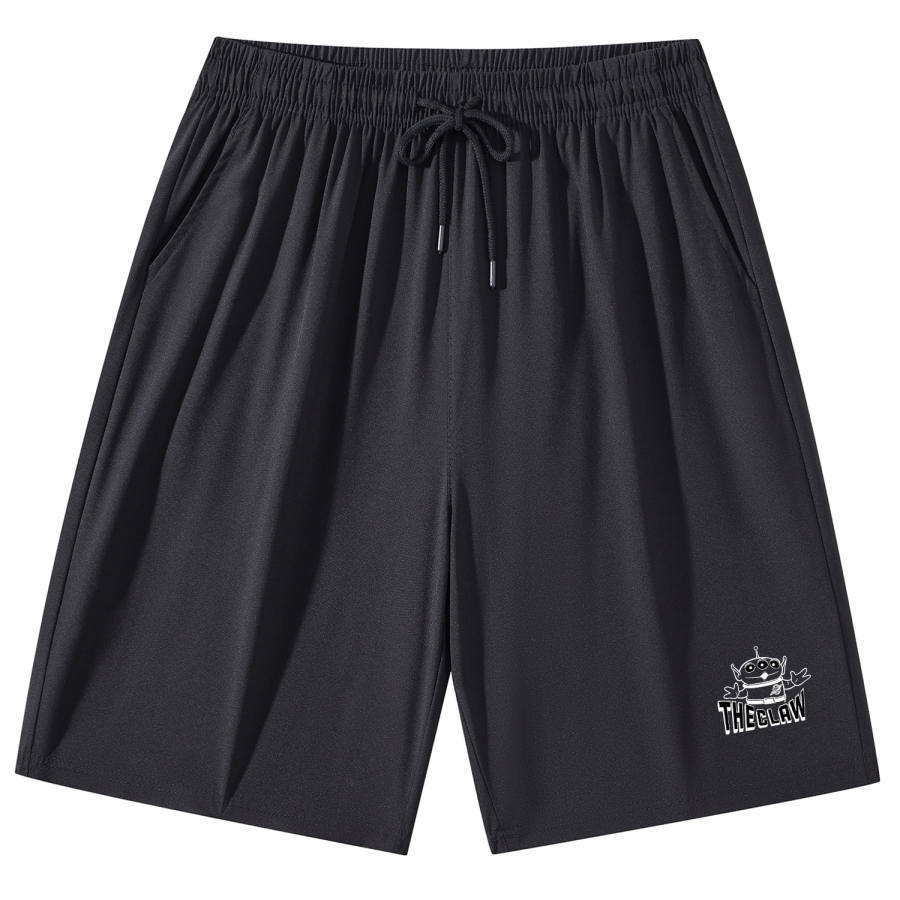 Disney Casual Shorts Unisex Thin Straight Fit Pants