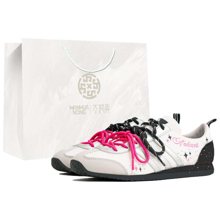 Adidas Adidas VS JOG 2.0 German Army Trainers Unisex Low Top Black/Silver/Pink