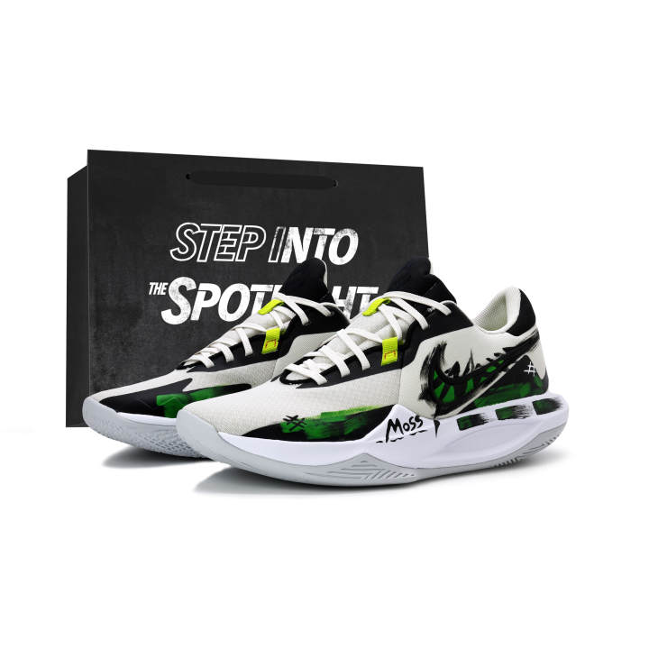 Nike Nike Precision 6 Basketball Shoes Men's Low Top Black/White/Green
