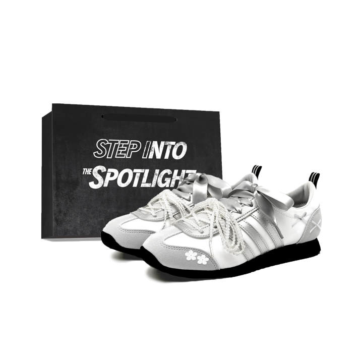 Adidas Adidas VS JOG 2.0 German Army Trainers Unisex Low Top Silver/White