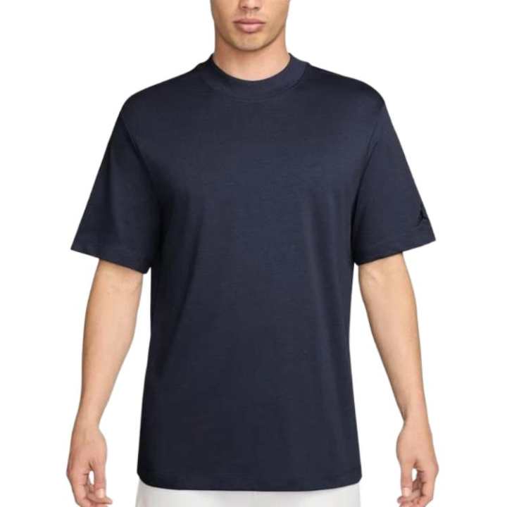 Jordan Jordan Air Quick Dry T Shirts Men's Dark Navy Blue Crew Neck Moderate