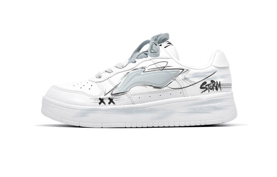 Li-Ning Li Ning Floating Boat Skateboard Shoes Men's Low Top White/Black