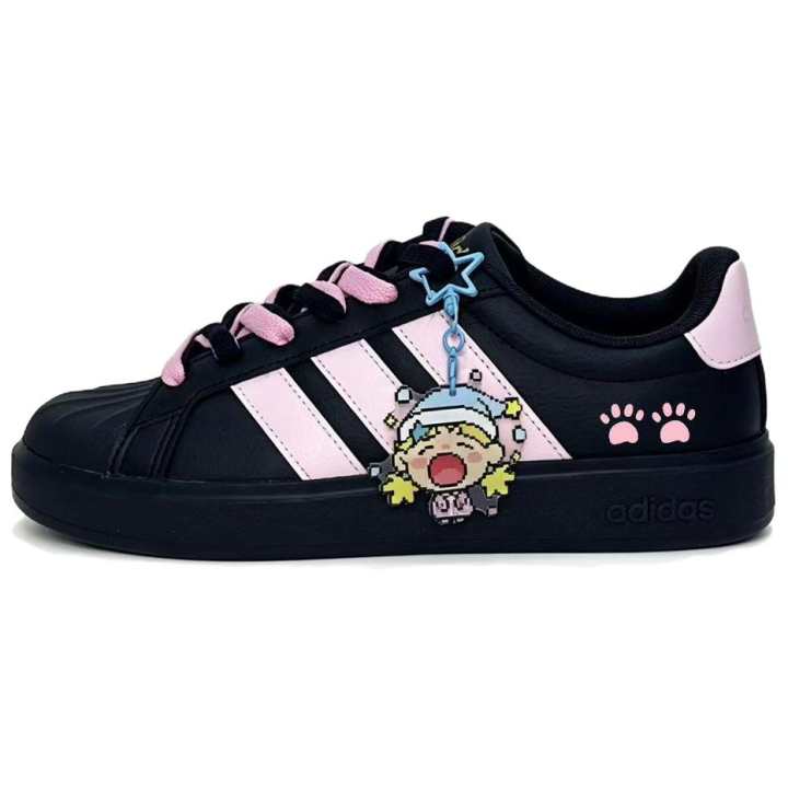 Adidas Adidas Street Talk Skateboard Shoes Unisex Low Top Pink