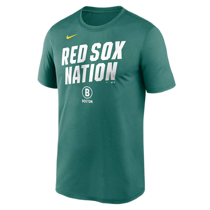 Nike Nike X MLB Dri Fit T Shirts Men's Green Crew Neck Moderate