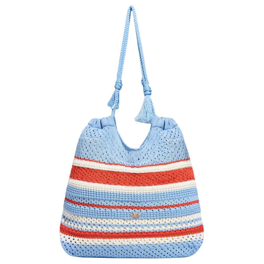 Adidas Originals Shoulder Bags Light Blue & Red Fluorescent & Han Yu White