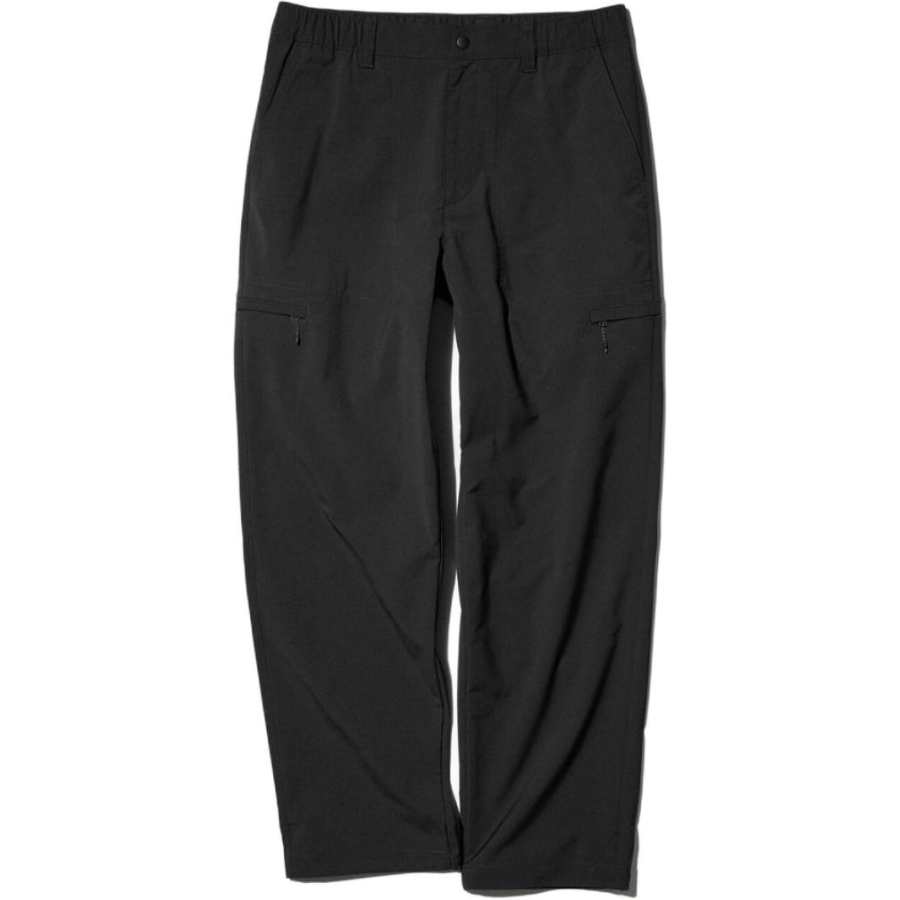 UNIQLO Casual Pants Unisex 09 Black Moderate Straight Fit Pants