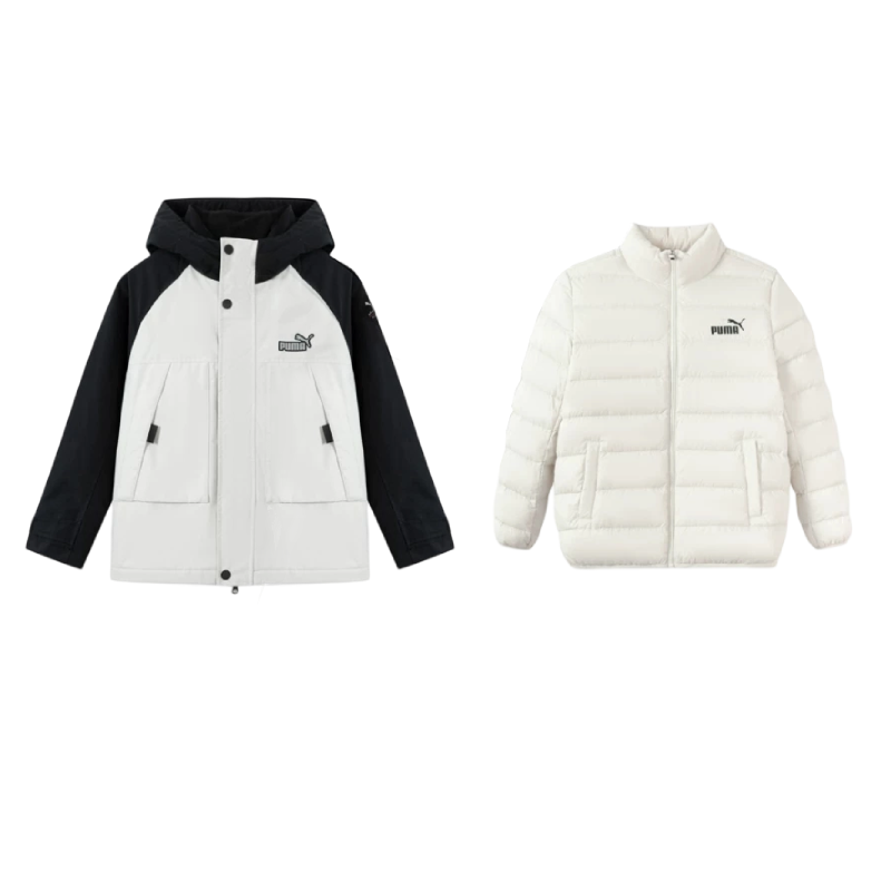 PUMA PUMA Unisex Jackets Hooded Detachable Thickened