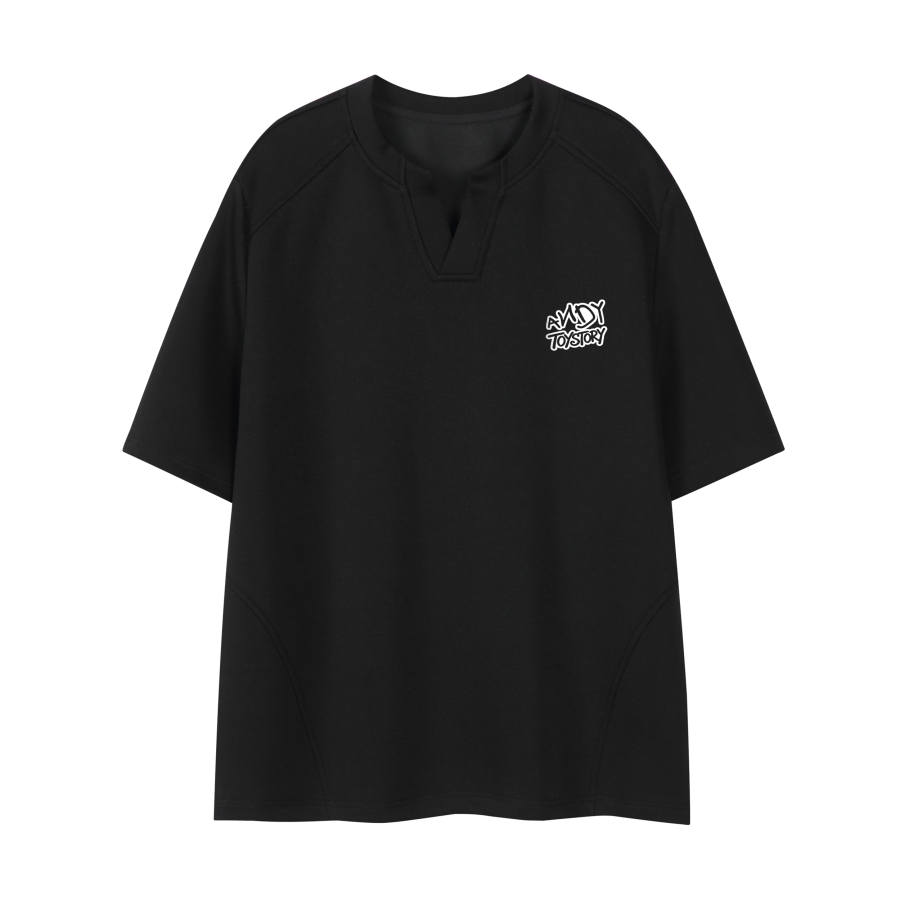 Disney T Shirts Unisex V Neck Moderate Straight Fit