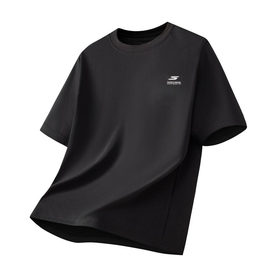Skechers Comfortable Technology Collection T Shirts Unisex Crew Neck Thin Straight Fit