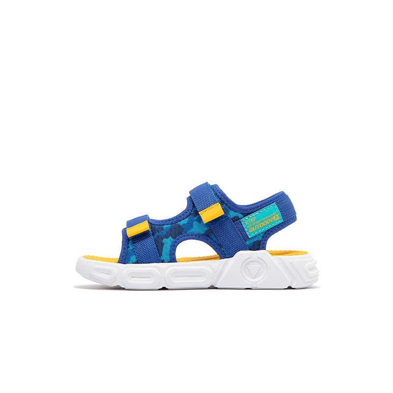 XTEP Cushioning Abrasion Resistant Slip Resistant Low top Children's Sandals Blue Children Aged 3 7 Years Old
