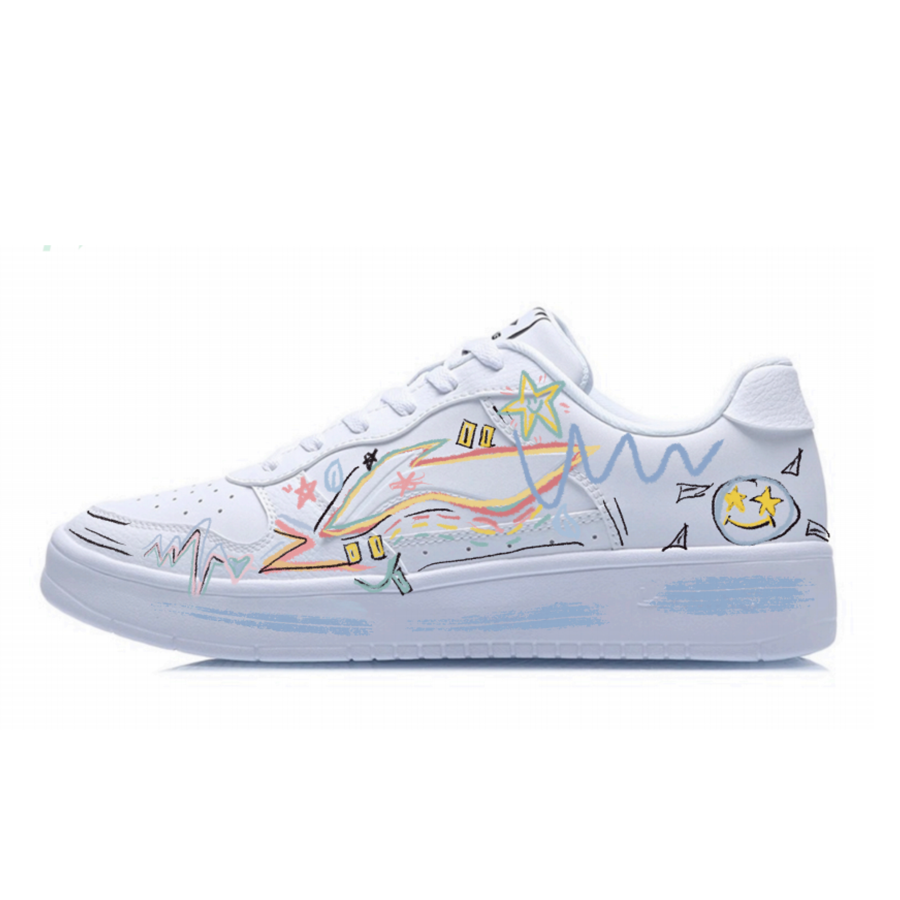 Li-Ning Li Ning Floating Boat Skateboard Shoes Unisex Low Top Yellow