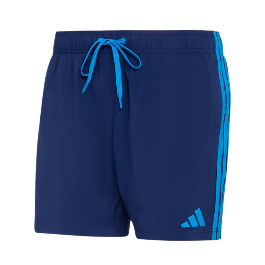 Adidas Adidas Swim Swimming Shorts Men's Dark Blue/Bright Blue Moderate Square Leg Swim Trunks