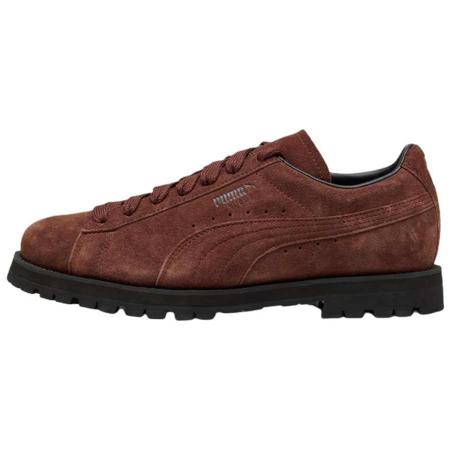 PUMA Suede Casual Shoes Unisex Chocolates T Bumerang Black